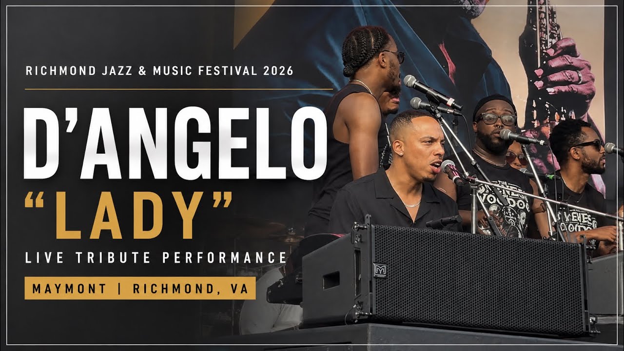 Jerel Crockett performing the D'Angelo tribute set at the Richmond Jazz & Music Festival.